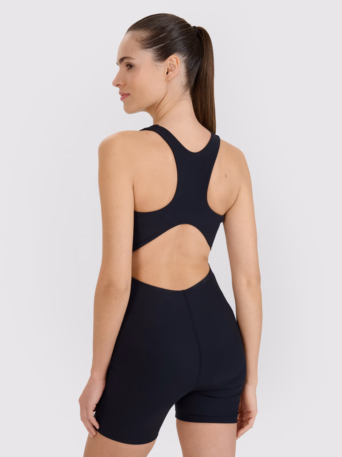 Kombinezon treningowy damski - czarny