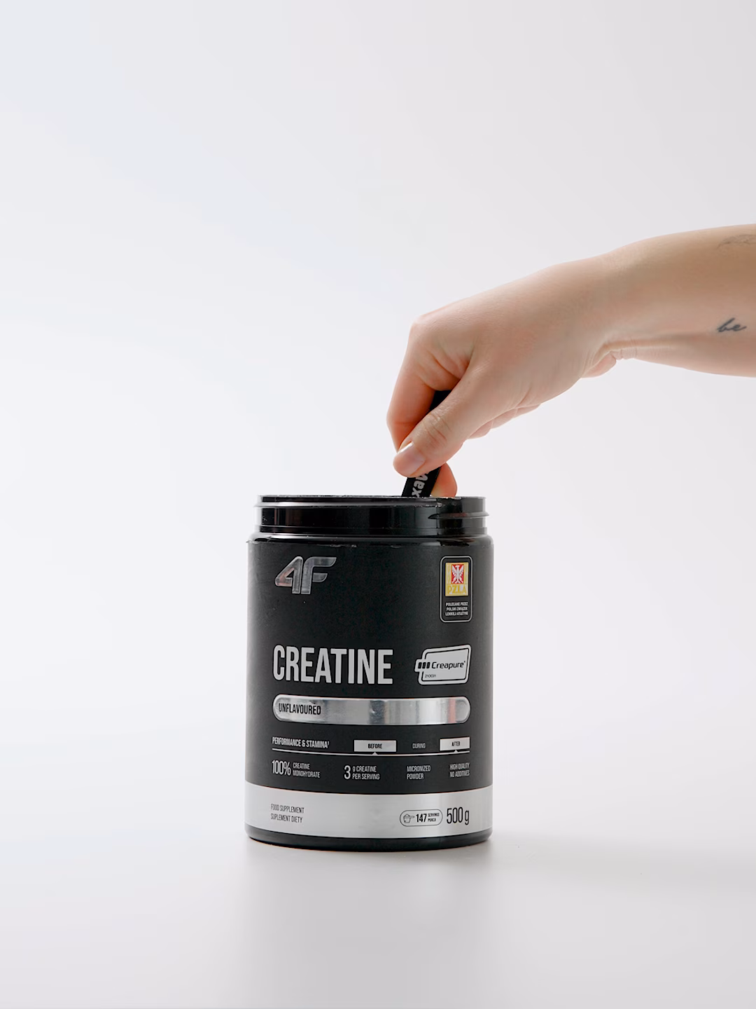 Monohydrat kreatyny w proszku (500 g)