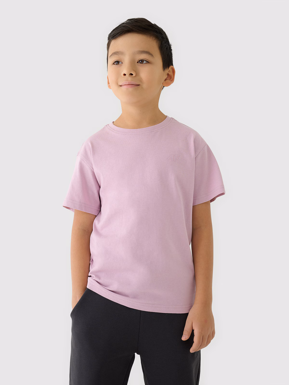 T-shirt gładki (2-pack) dziecięcy - multikolor