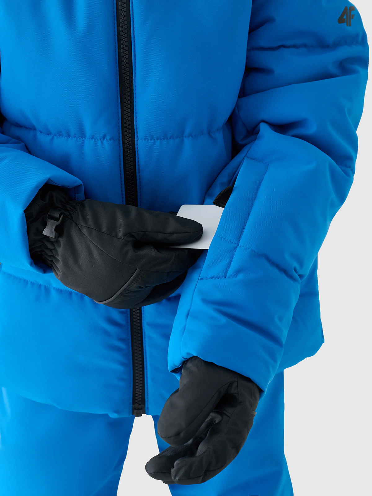 Kurtka narciarska membrana 5000 chłopięca - czerwona