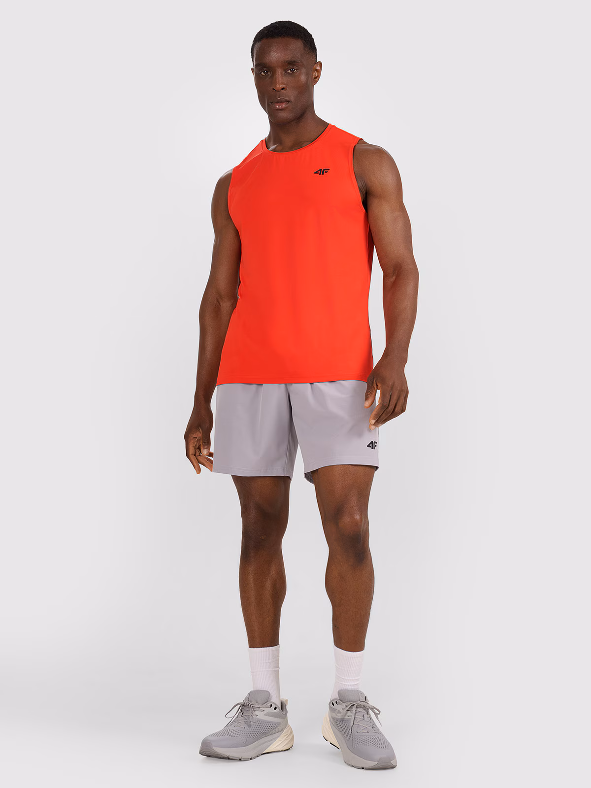 Tank top treningowy szybkoschnący męski - zielony