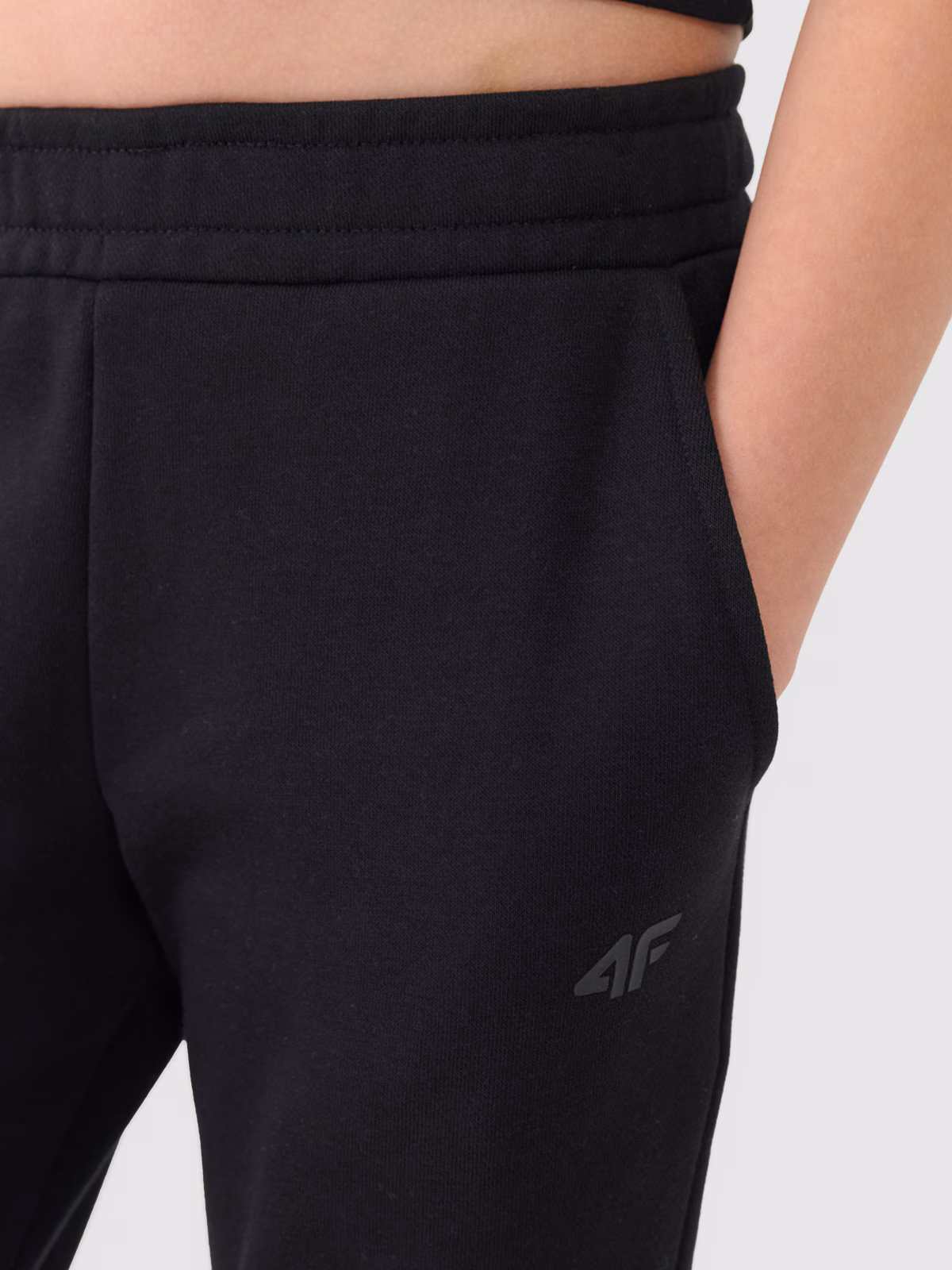 Spodnie dresowe joggery dziewczęce - różowe