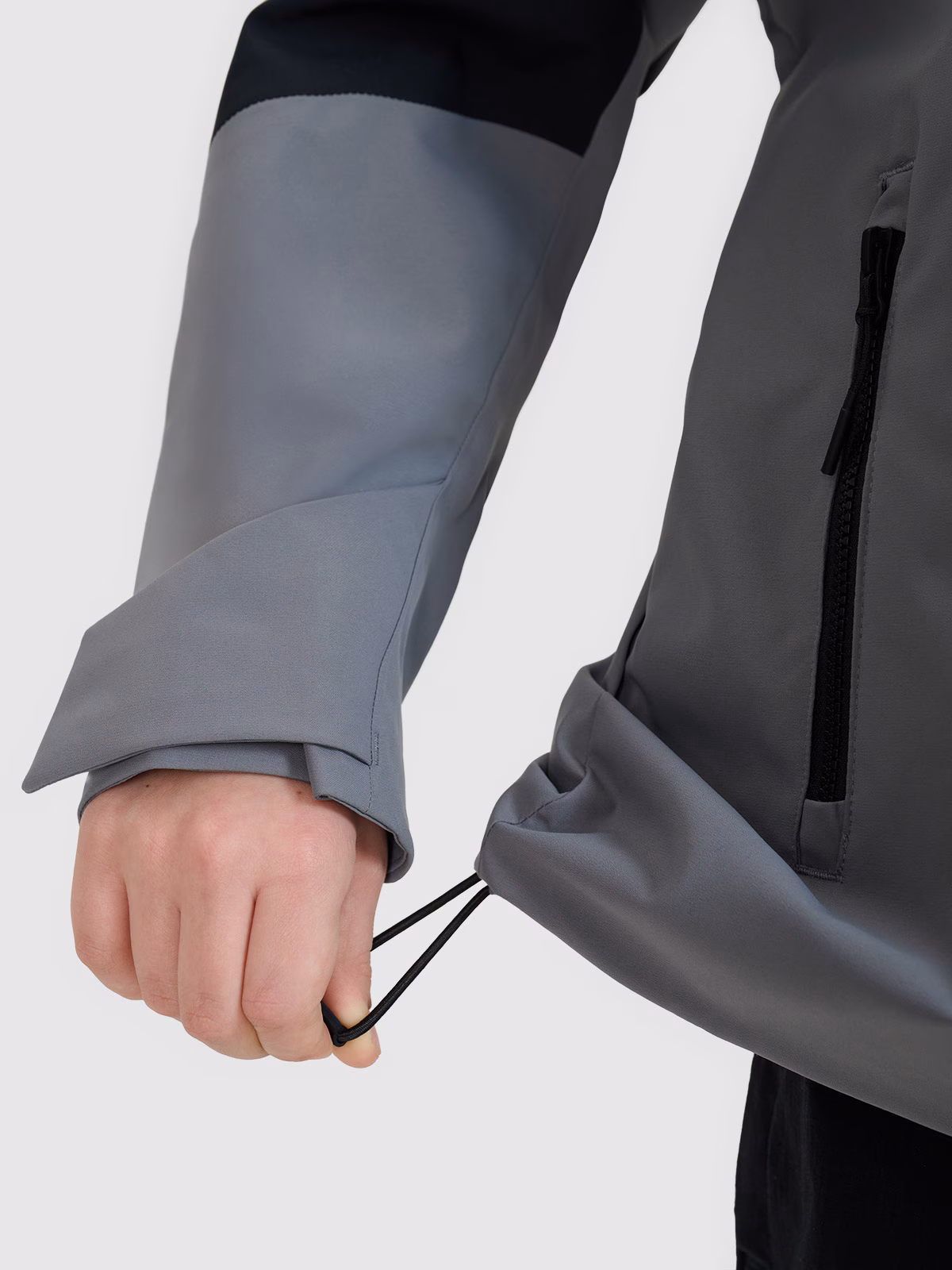 Kurtka trekkingowa membrana 5000 chłopięca - niebieska