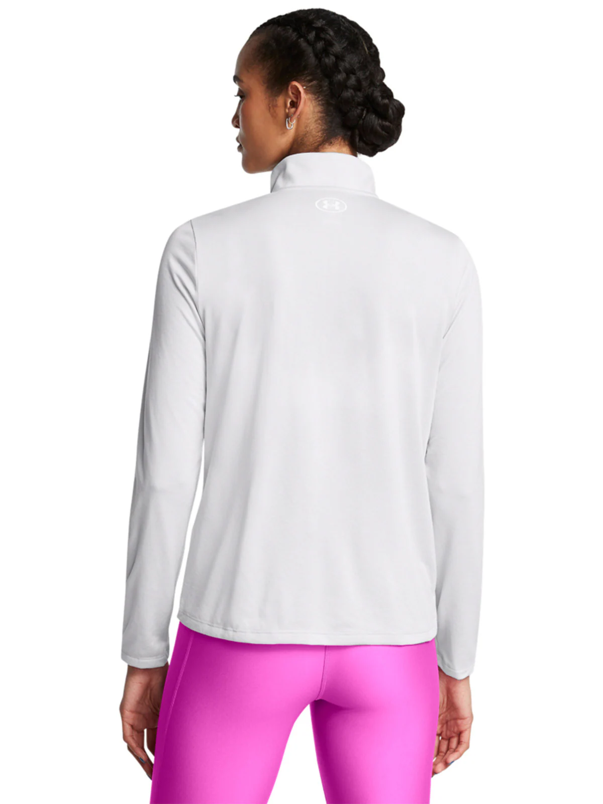 Longsleeve treningowy damski Under Armour Tech Full Zip - biały
