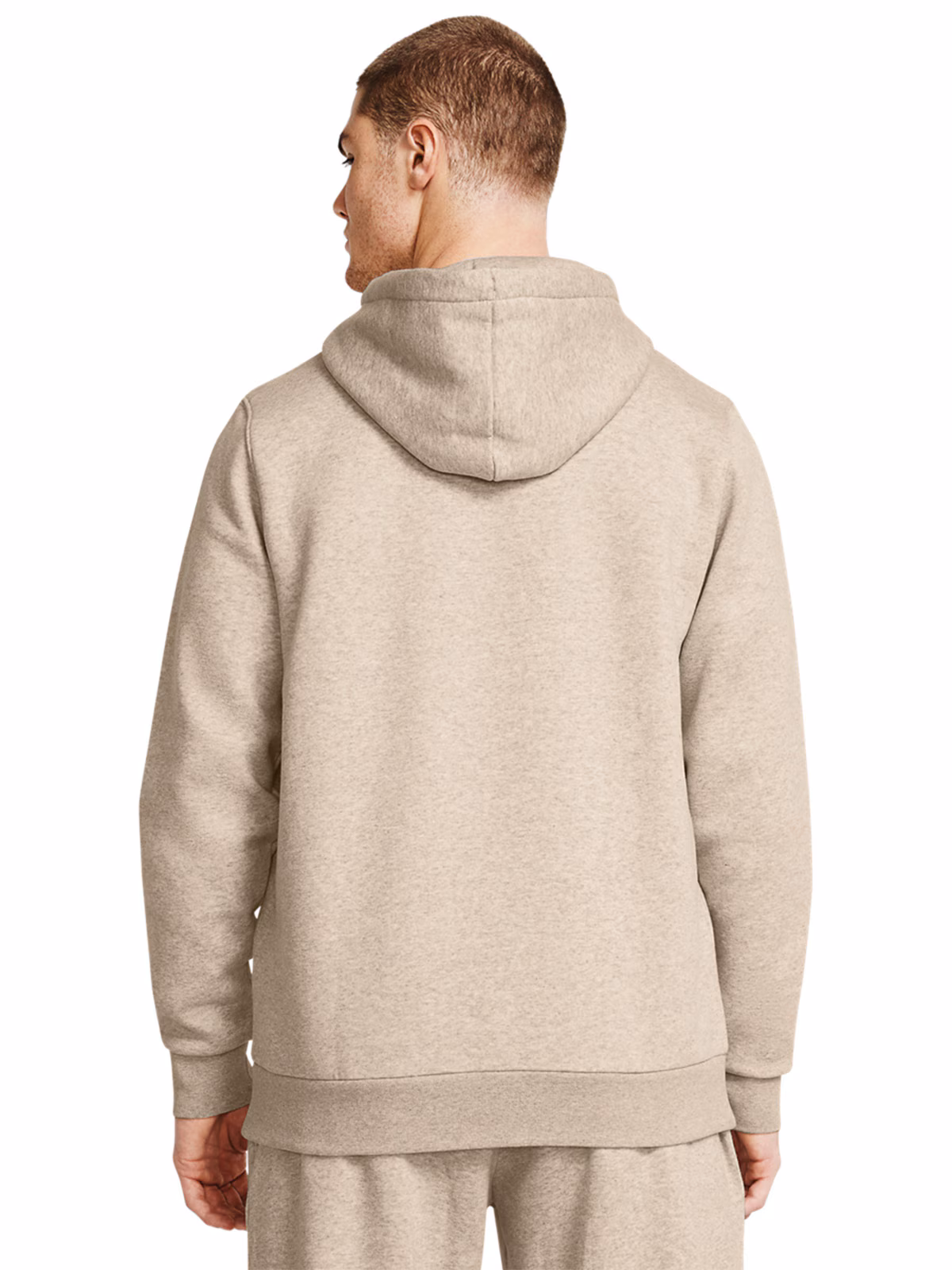 Bluza dresowa nierozpinana z kapturem męska Under Armour UA Icon Fleece Hoodie - szara