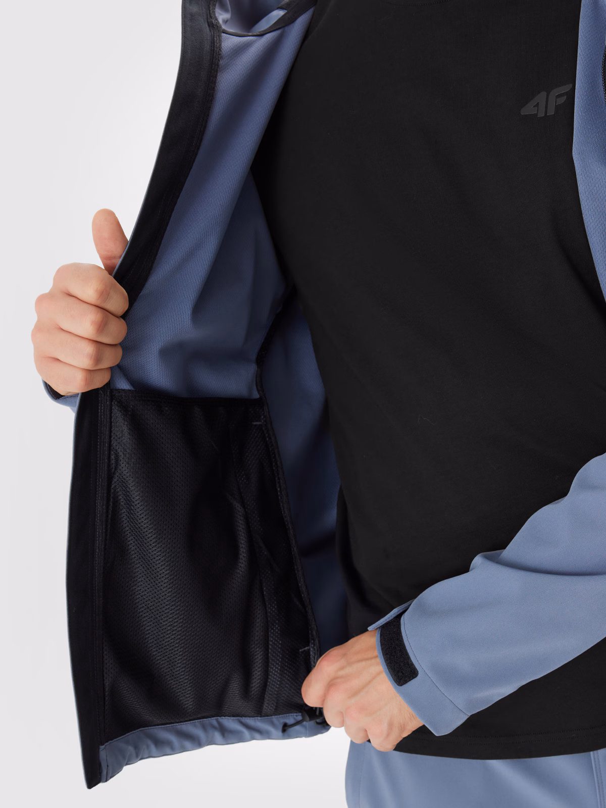 Kurtka softshell wiatroodporna membrana 5000 męska - czerwona