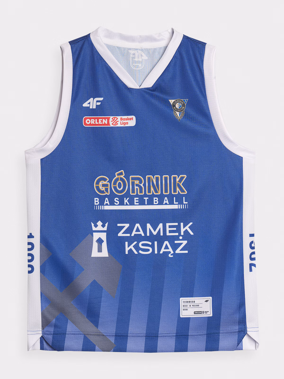 Koszulka meczowa replika domowa z sezonu 2024/25 dziecięca 4F x PLK - Górnik Wałbrzych