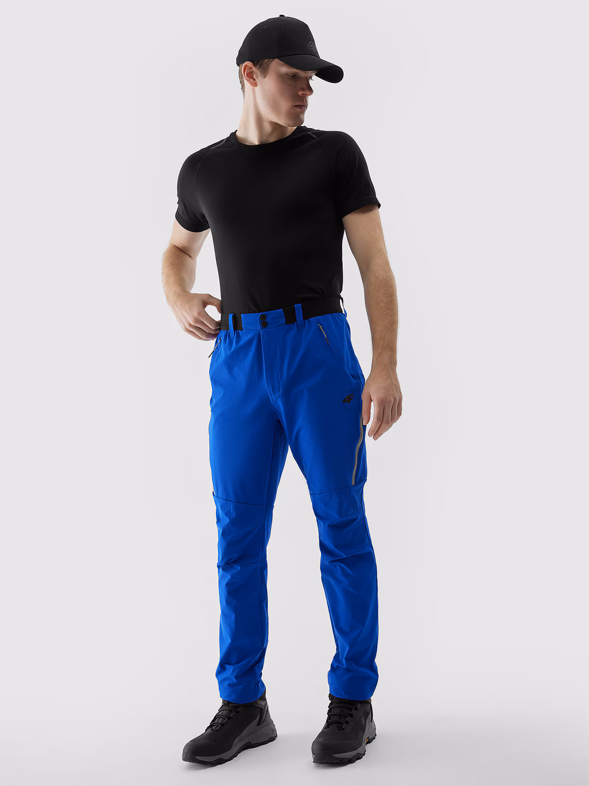 Spodnie trekkingowe szybkoschnące męskie - niebieskie