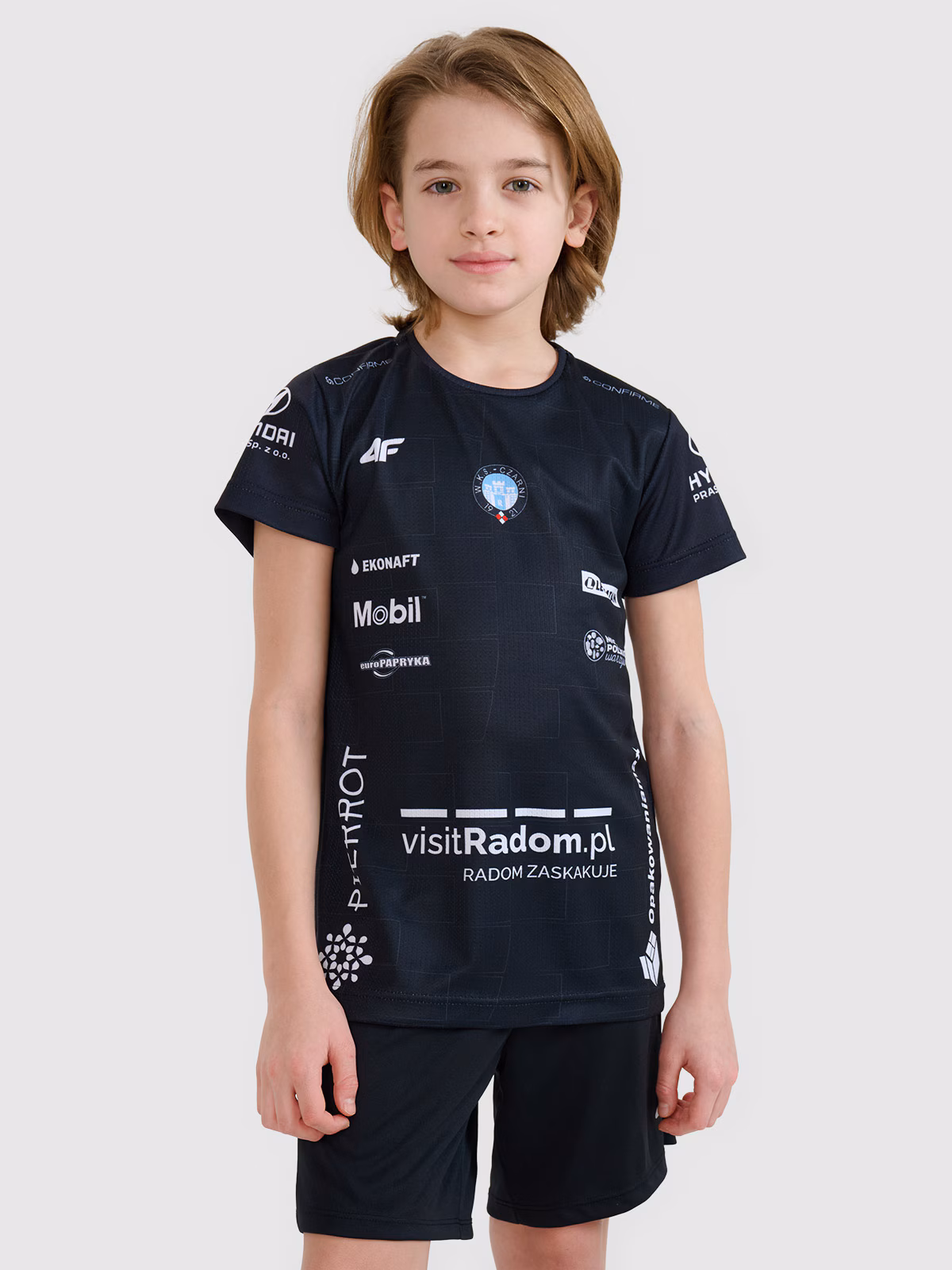 Koszulka meczowa replika domowa z sezonu 2024/25 dziecięca 4F x Czarni Radom - multikolor