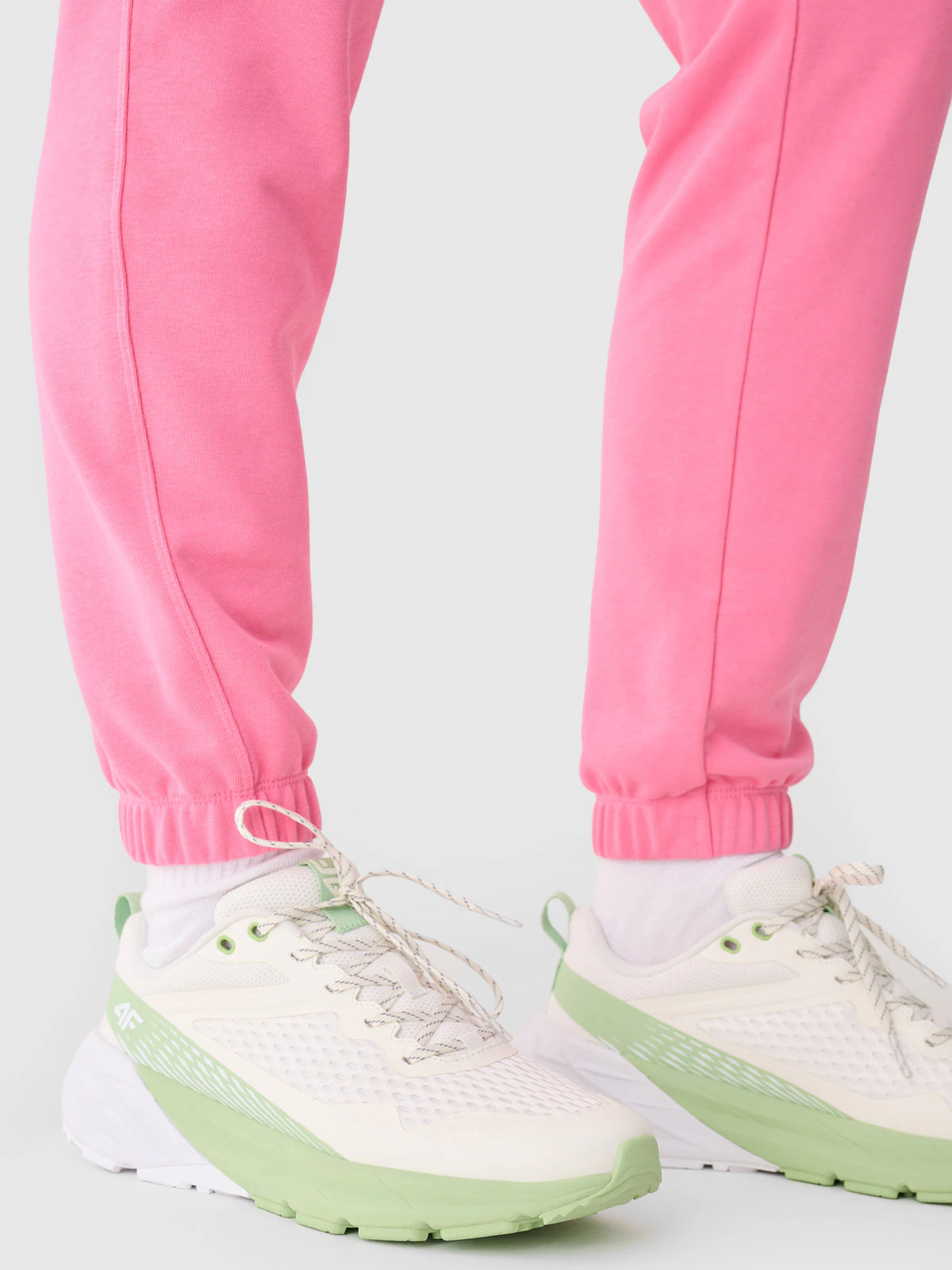 Spodnie dresowe joggery damskie - niebieskie