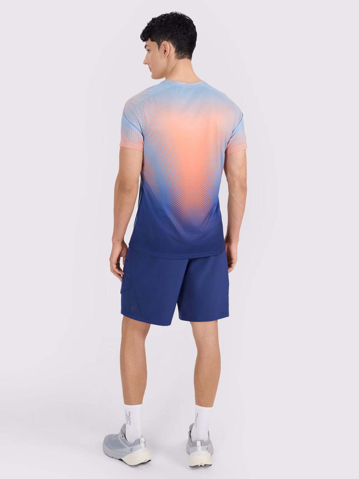 Spodenki treningowe szybkoschnące męskie 4F x Robert Lewandowski - granatowy