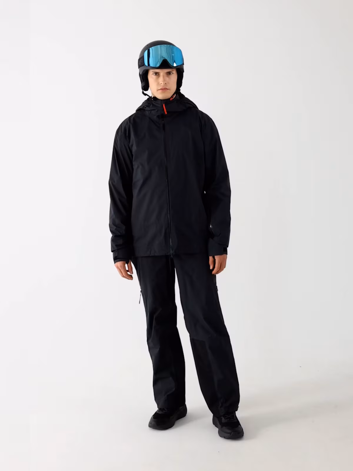 Kurtka trekkingowa membrana 20000/40000 męska - czarna