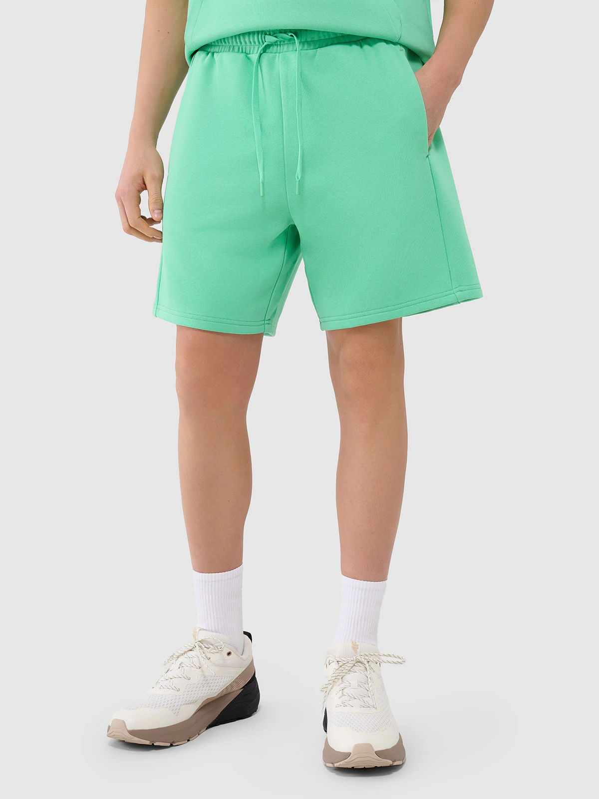 Spodenki dresowe męskie - zielone