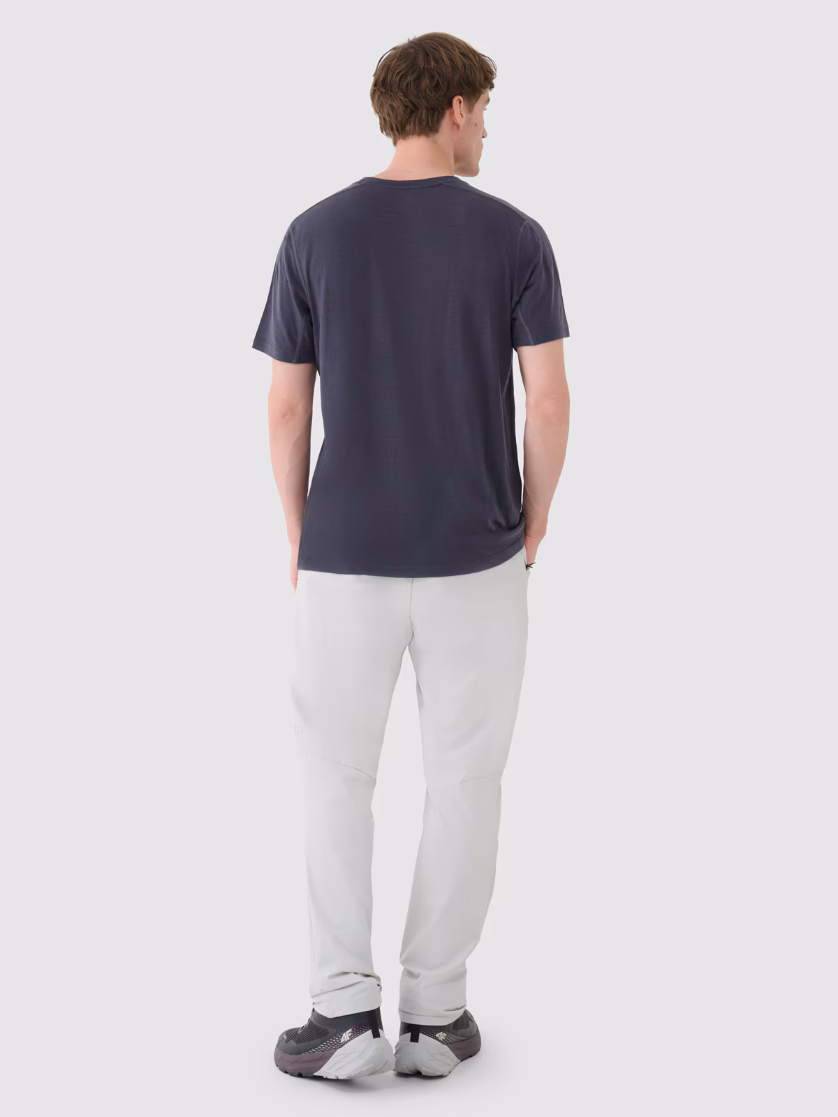 Spodnie trekkingowe szybkoschnące męskie - czarne