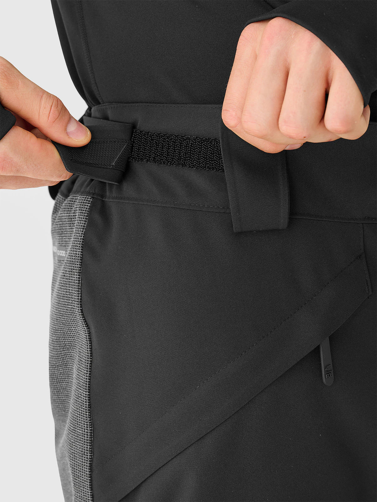 Spodnie snowboardowe membrana 10000 męskie - czarne