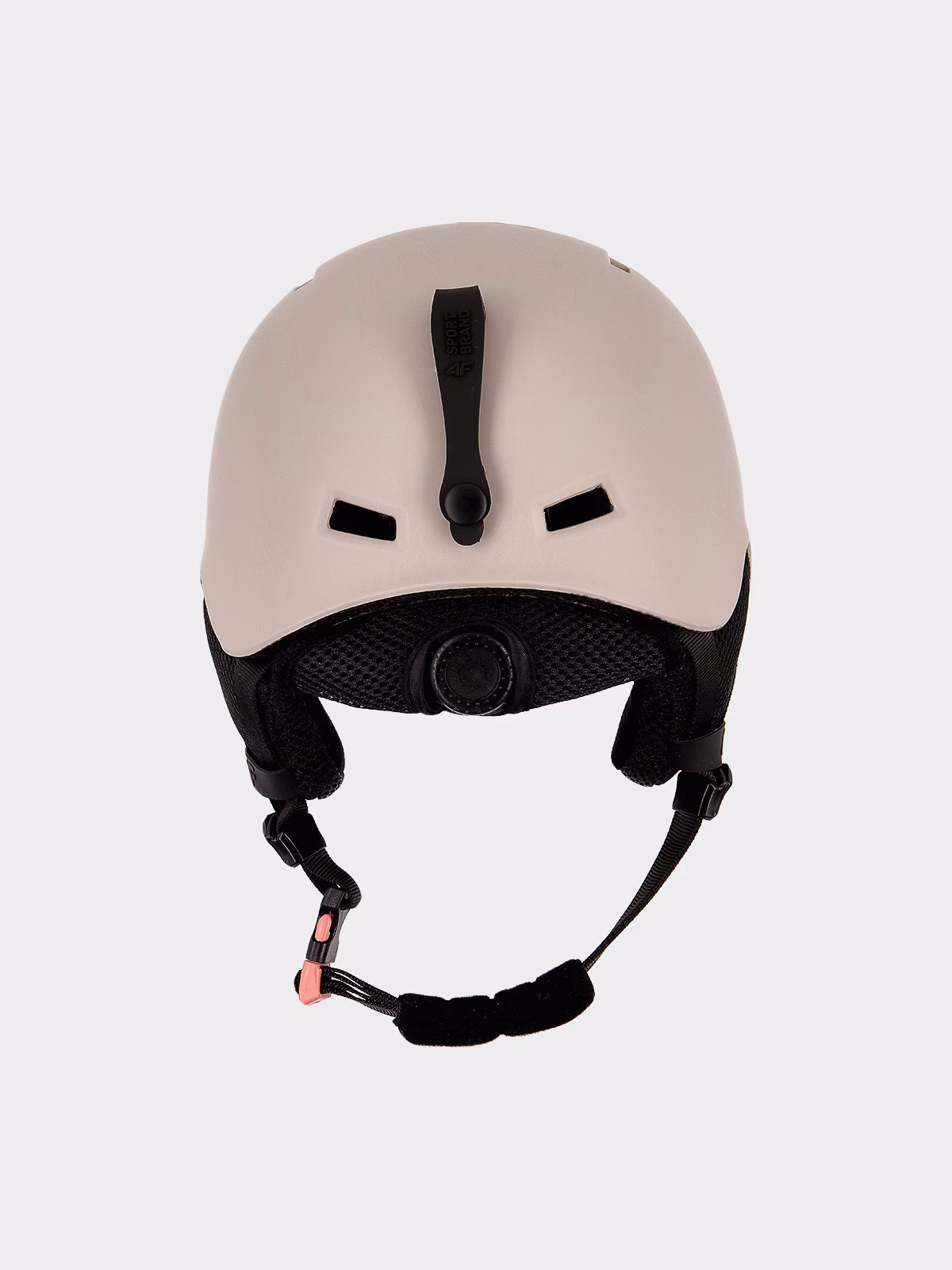 Kask narciarski dziecięcy - beżowy