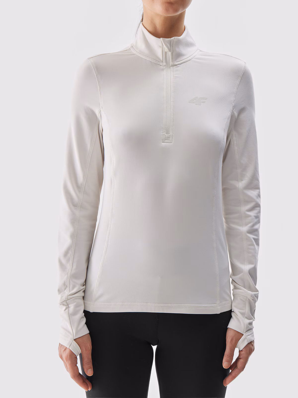 Bielizna termiczna drapana (góra) damska - czarna