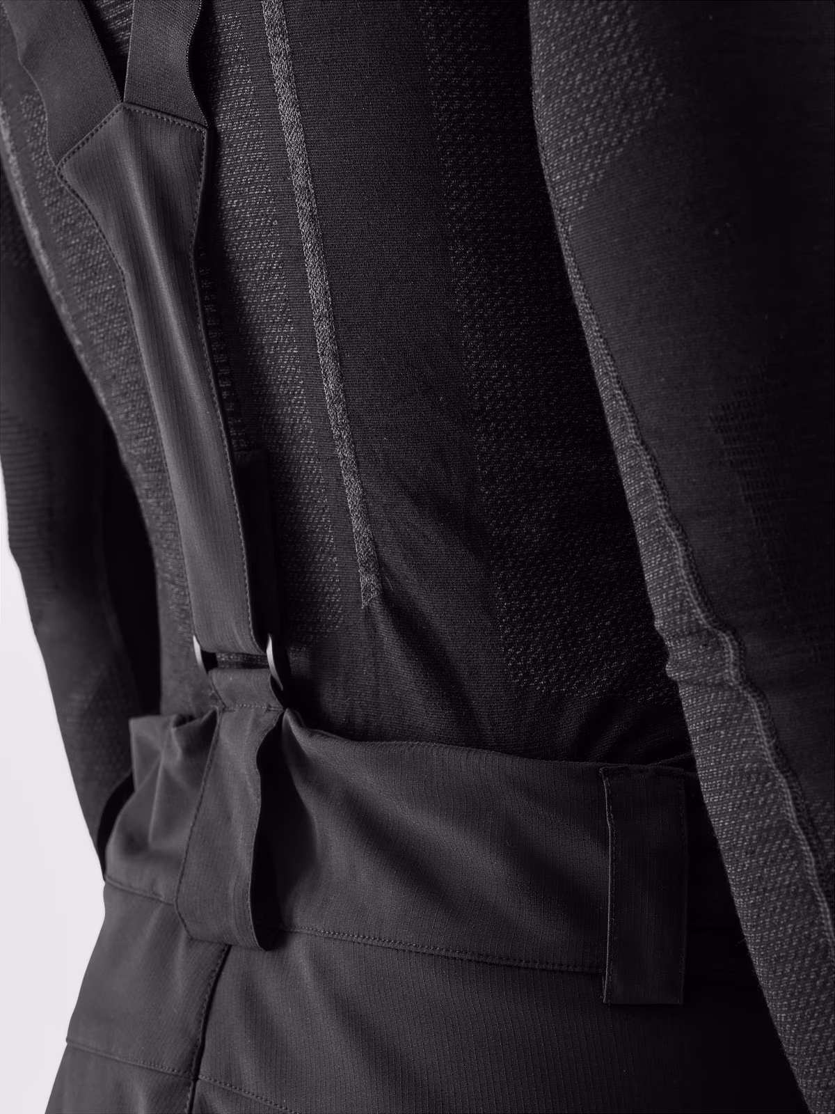 Spodnie narciarskie membrana 10000 męskie - czarne