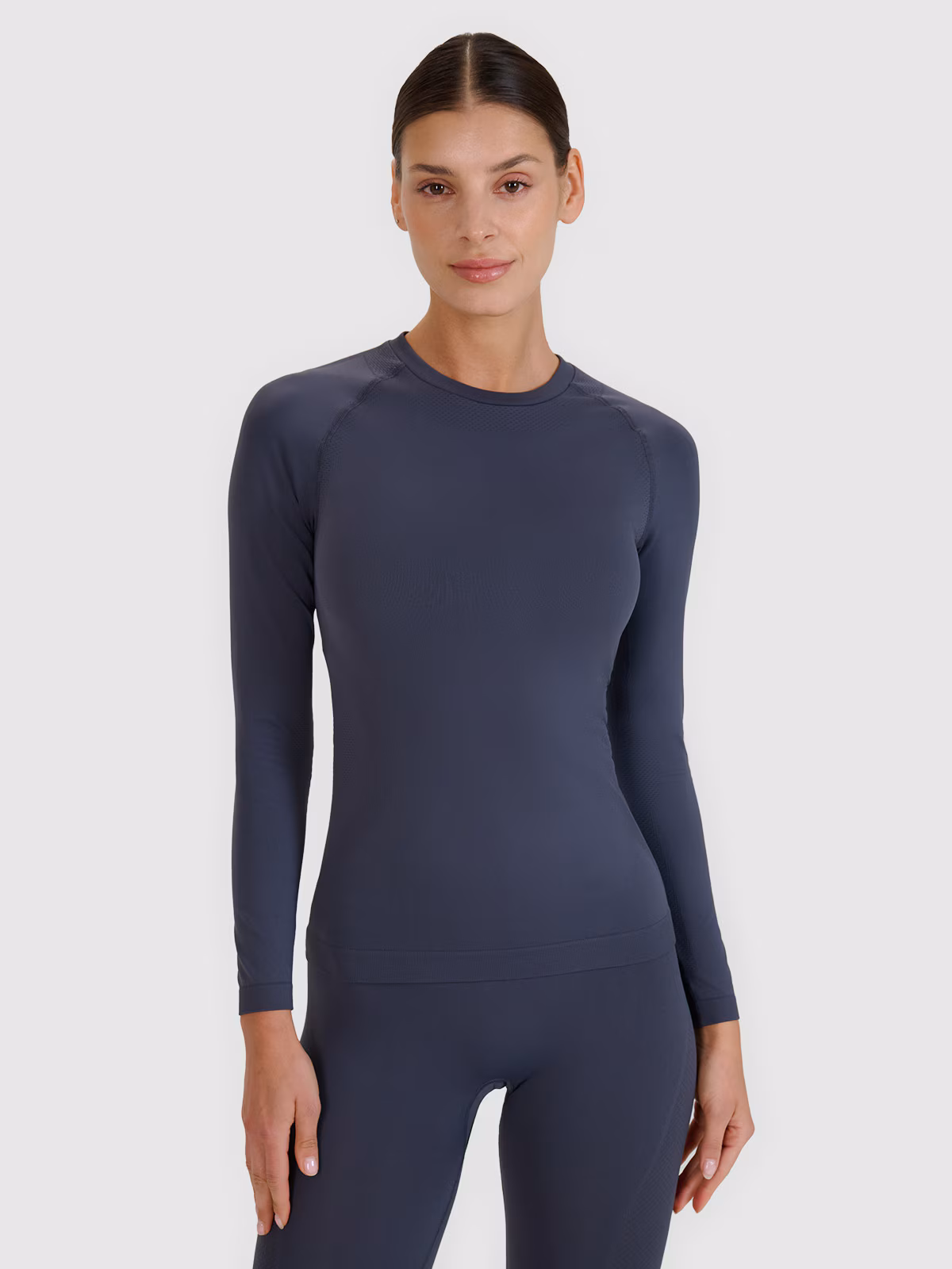 Bielizna termoaktywna bezszwowa (góra) damska - szara