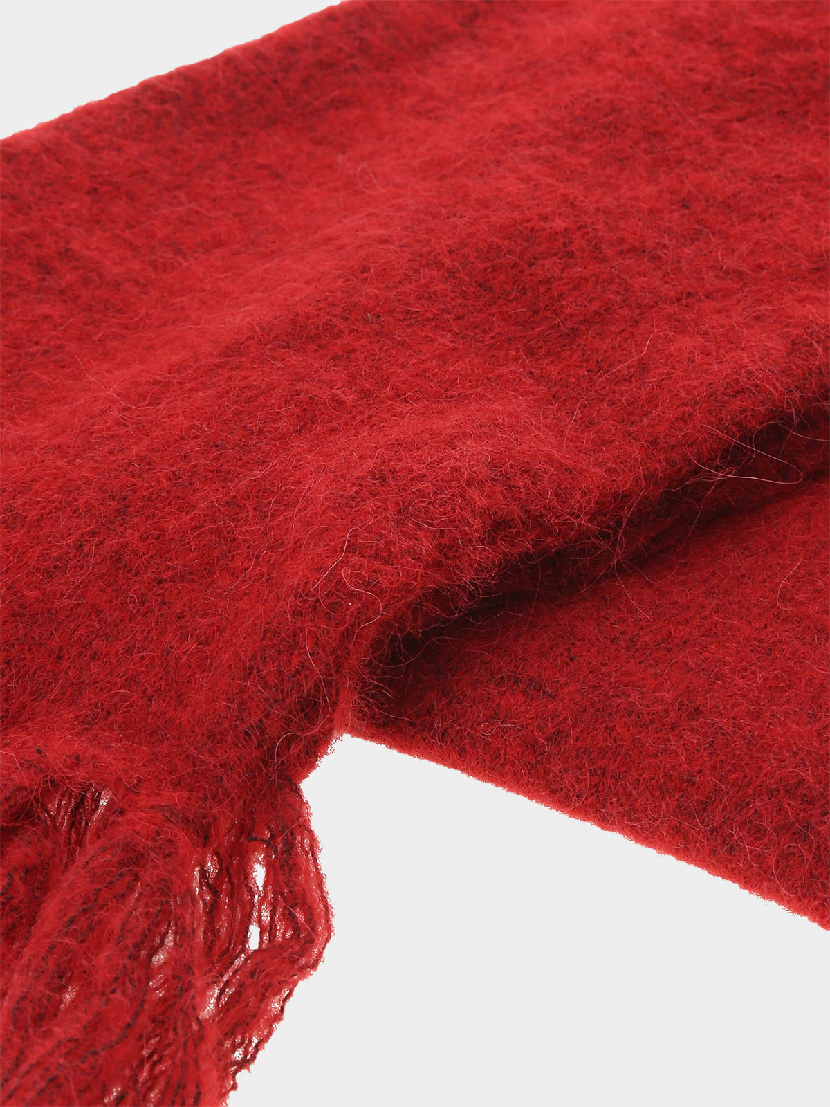 Szalik z wełną damski Outhorn - czerwony