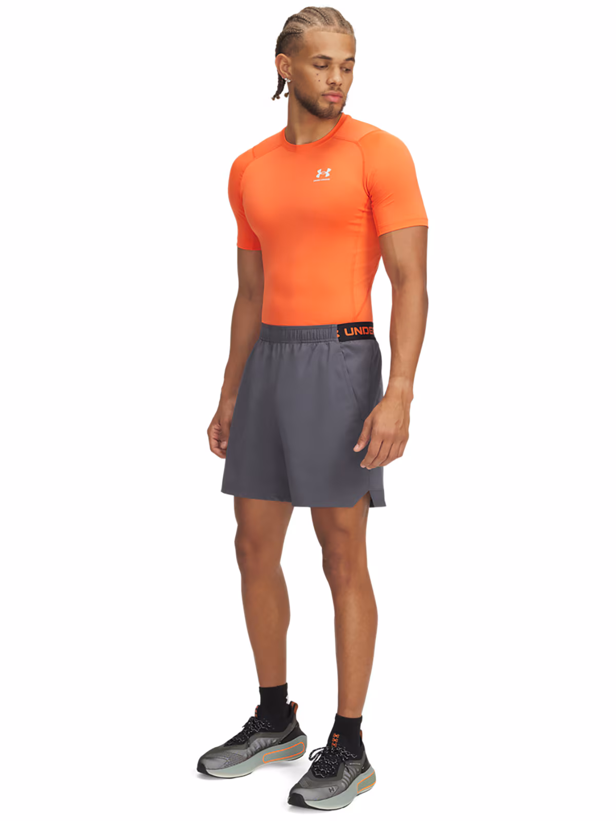 Spodenki treningowe męskie Under Armour UA Vanish Woven 6in Shorts - szare