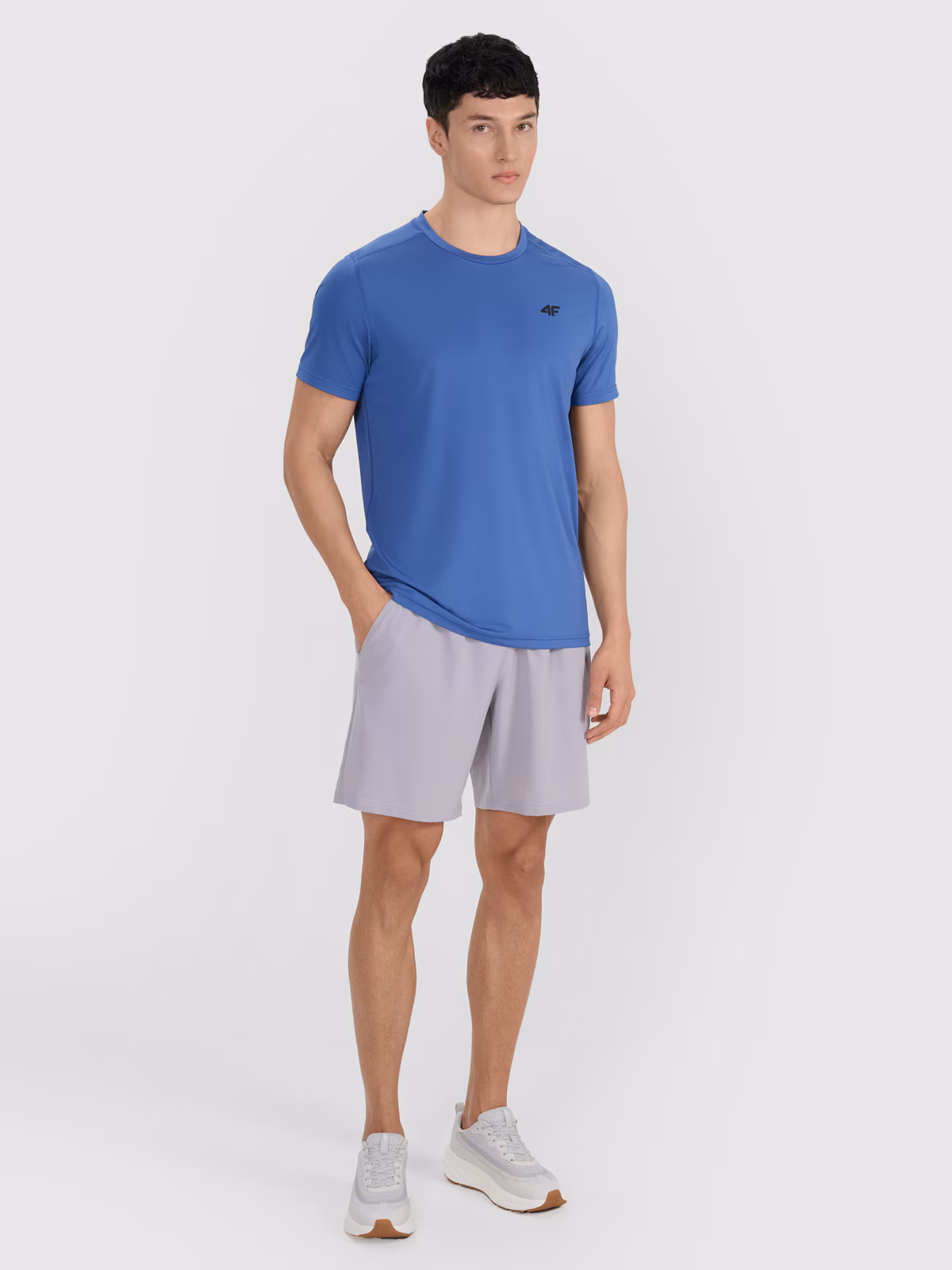 Spodenki treningowe szybkoschnące męskie - szare