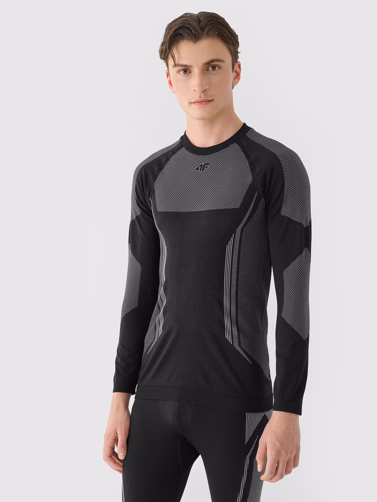 Bielizna termoaktywna bezszwowa (góra) męska - czerwona