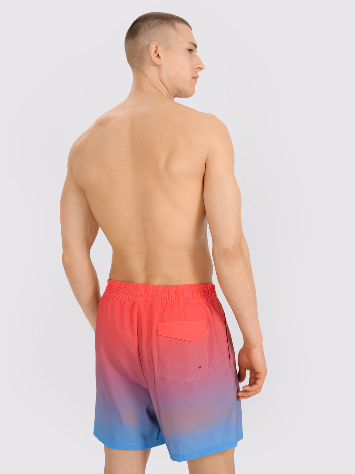 Spodenki plażowe męskie - turkusowe