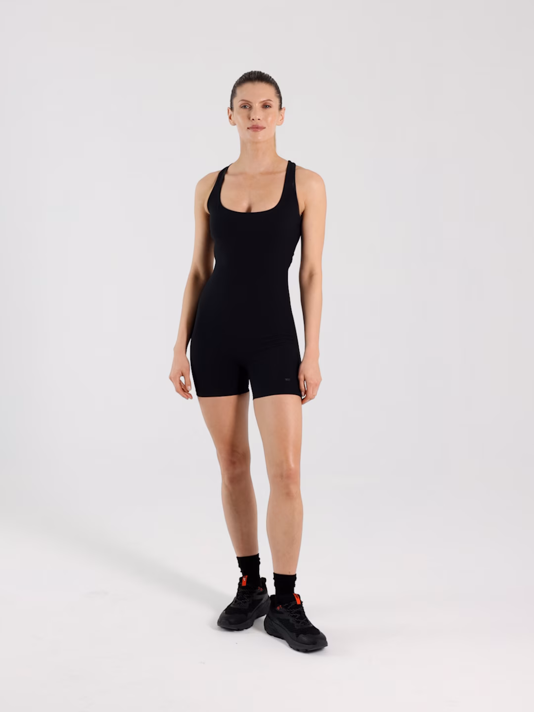 Kombinezon treningowy damski - czarny