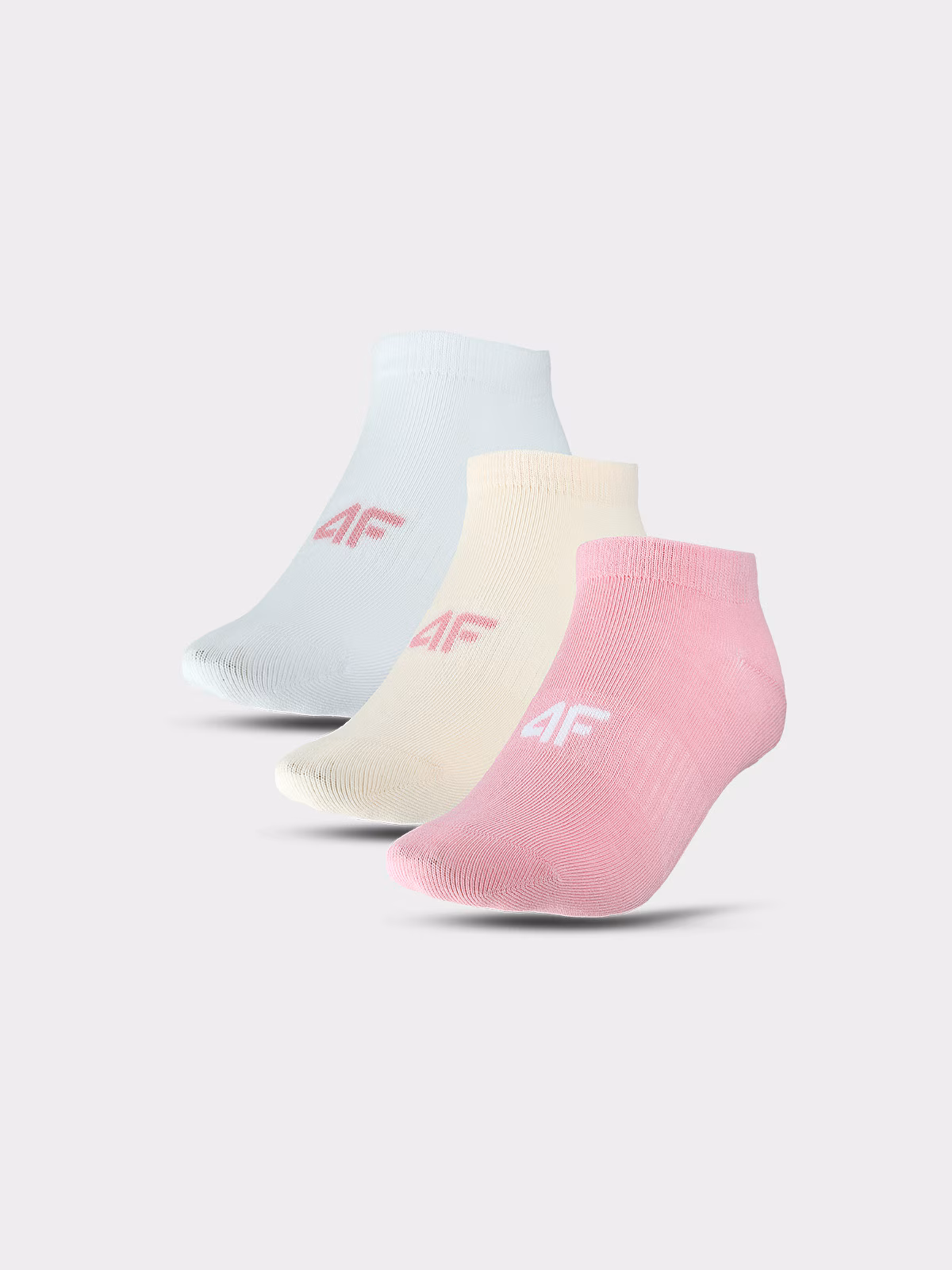 Skarpety casual przed kostkę (3-pack) damskie - czarne