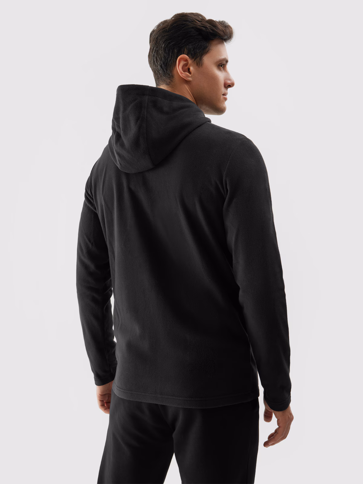 Polar z kapturem regular męski - granatowy