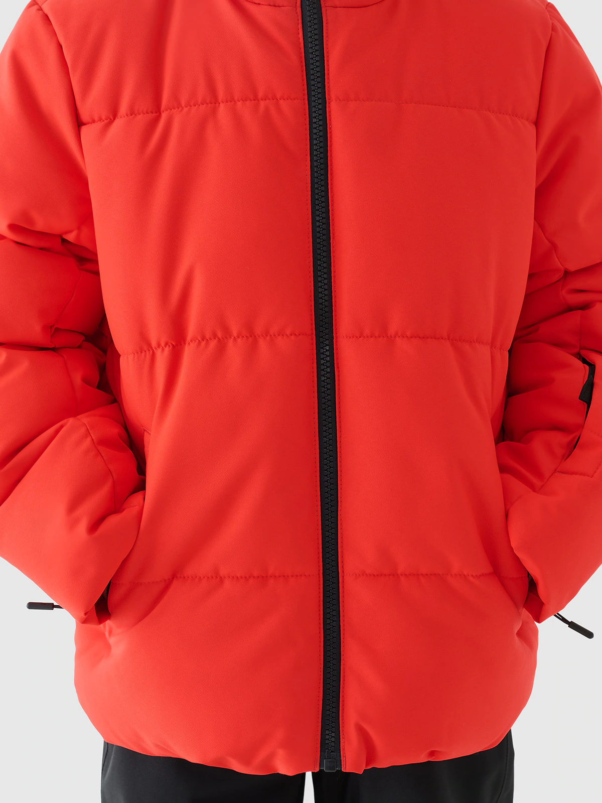 Kurtka narciarska membrana 5000 chłopięca - czerwona