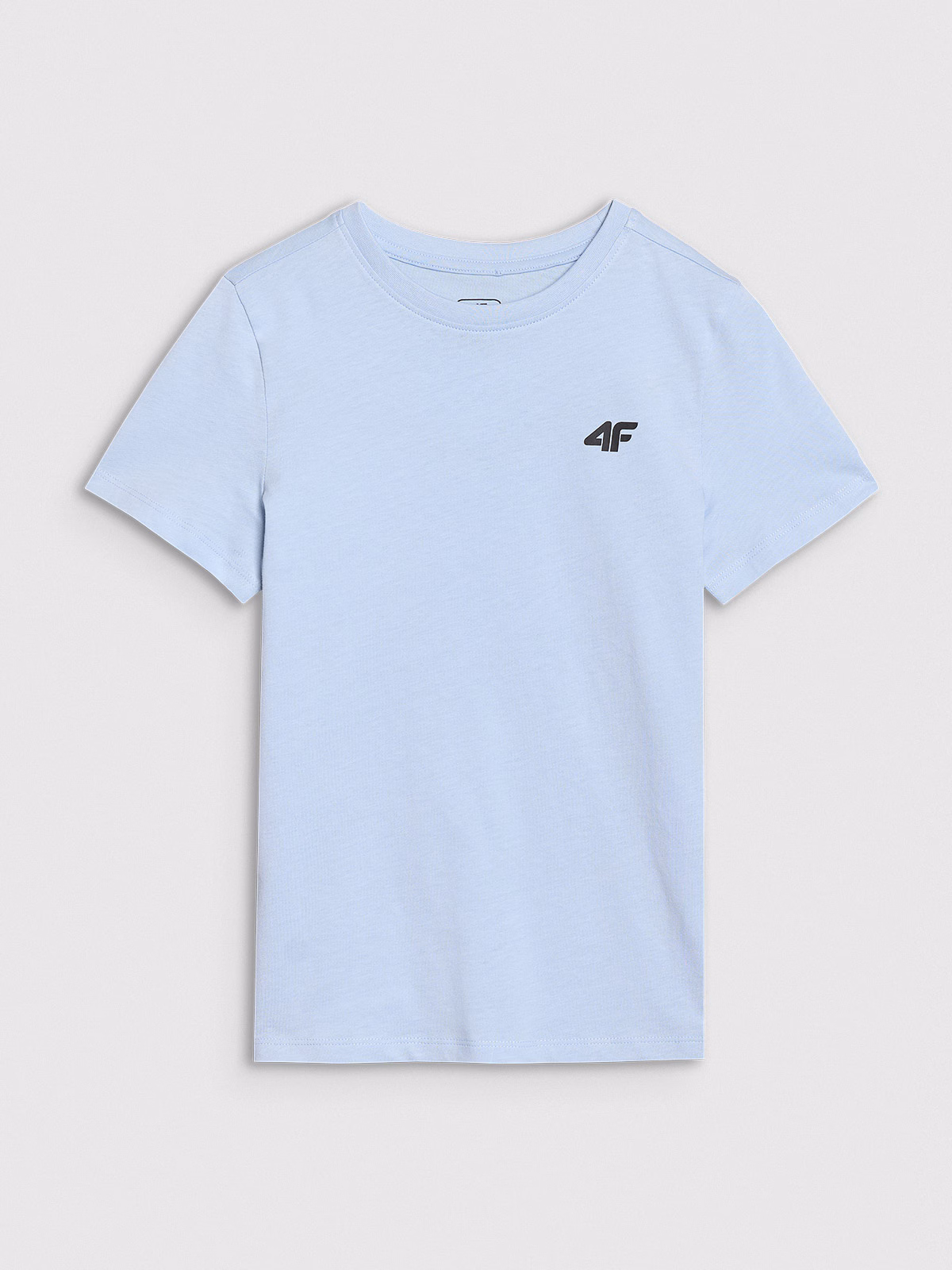 T-shirt regular gładki chłopięcy - czerwony