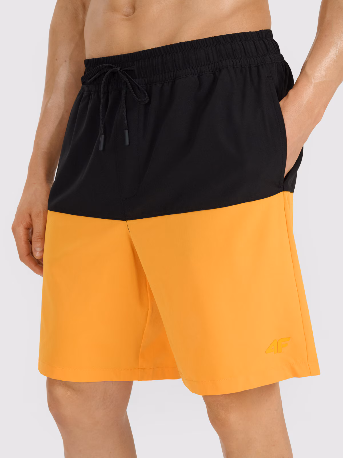 Spodenki plażowe męskie - niebieskie