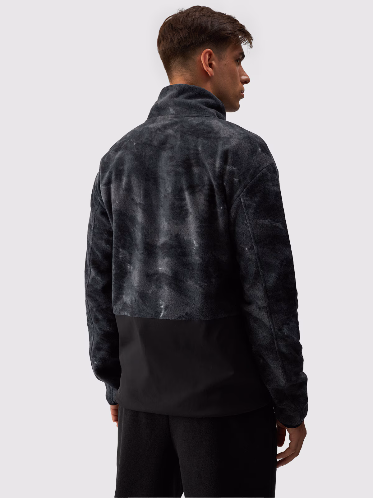 Polar ze stójką oversize męski - multikolor