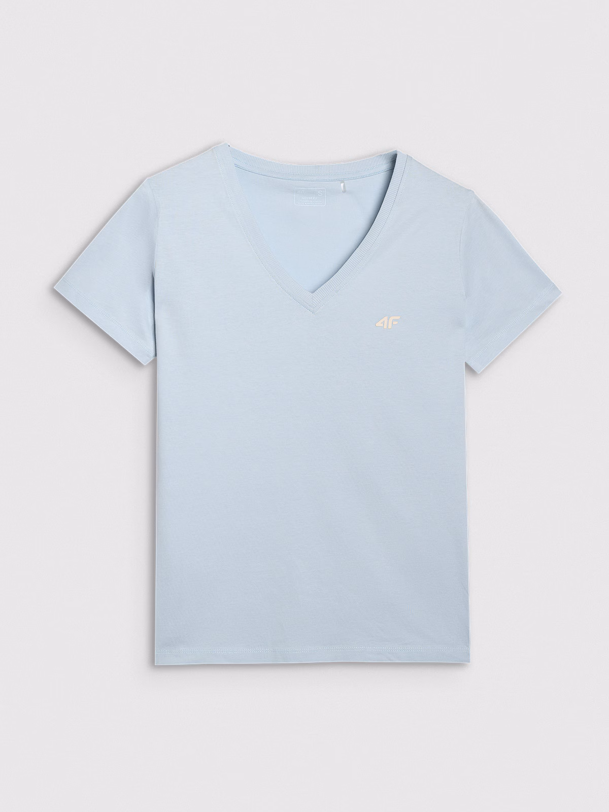 T-shirt oversize gładki damski - czarny