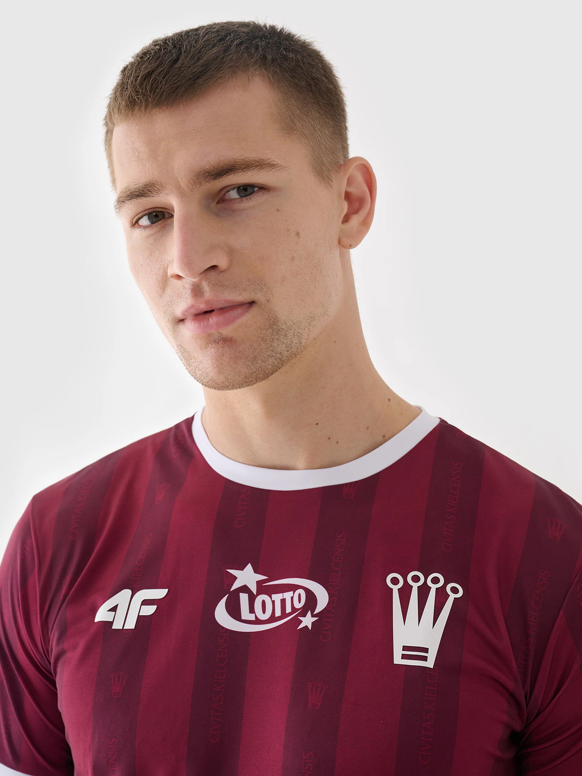 Koszulka klubowa domowa z sezonu 2024/25 męska 4F x Korona Kielce - multikolor