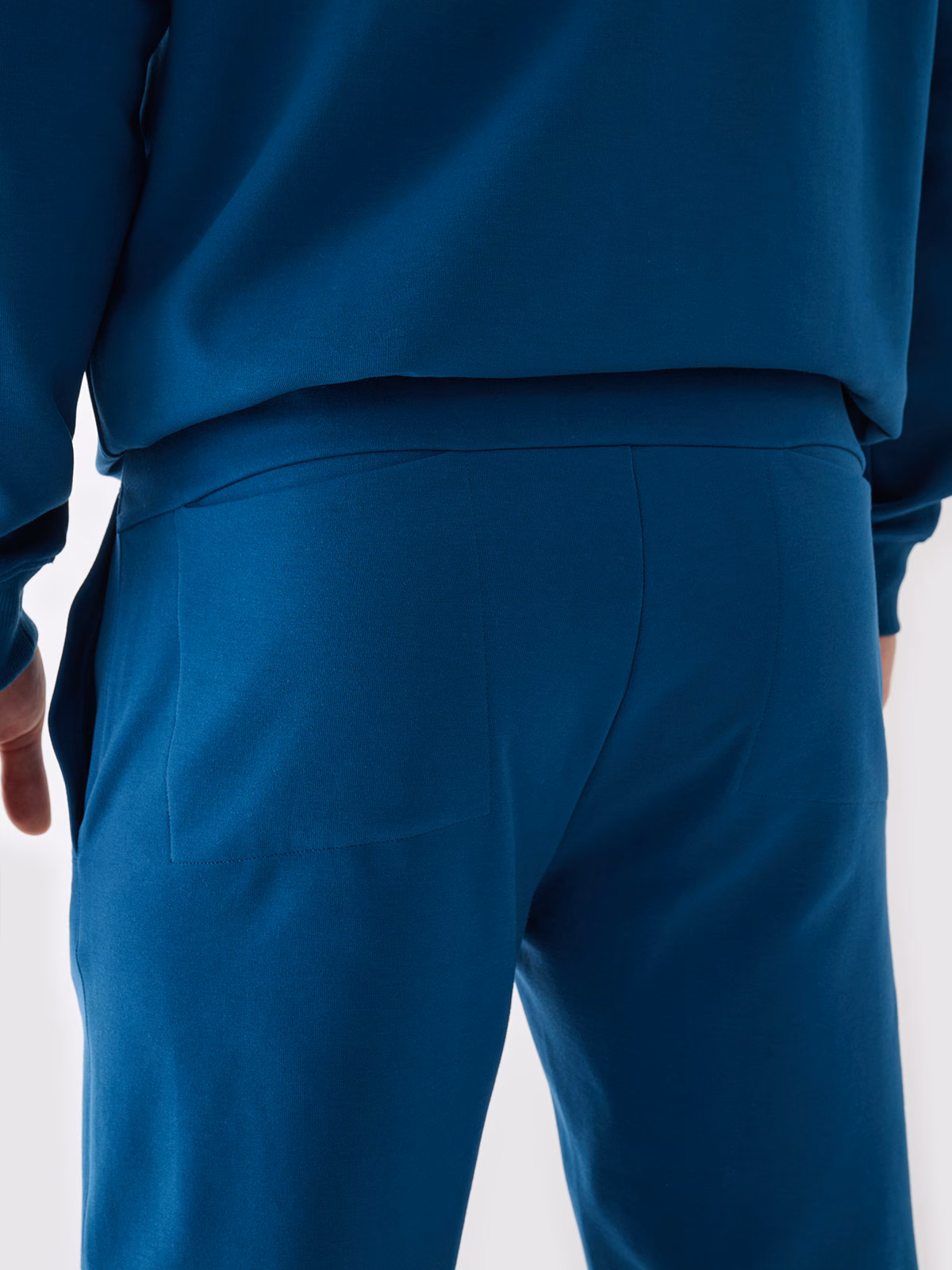 Spodnie dresowe męskie - turkusowe