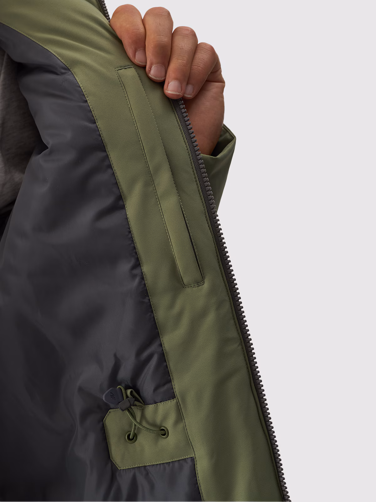 Kurtka przejściowa membrana 8000 męska - beżowa