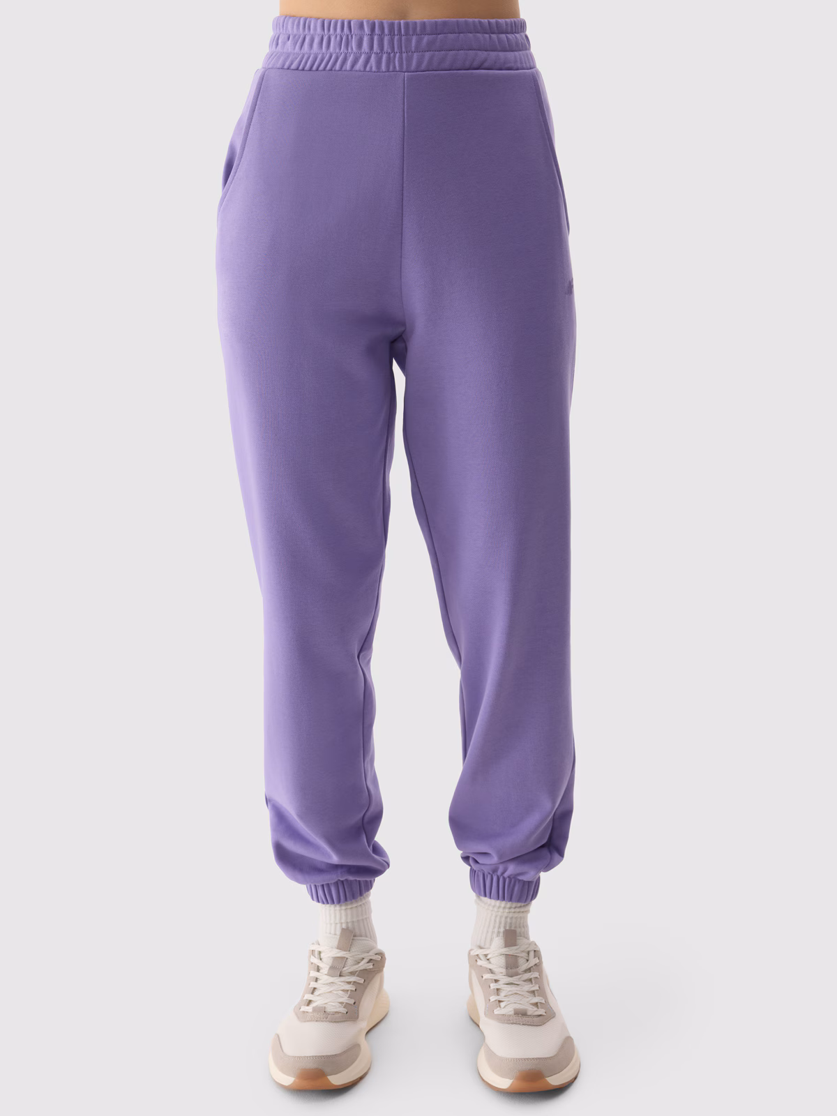 Spodnie dresowe joggery damskie - czarne