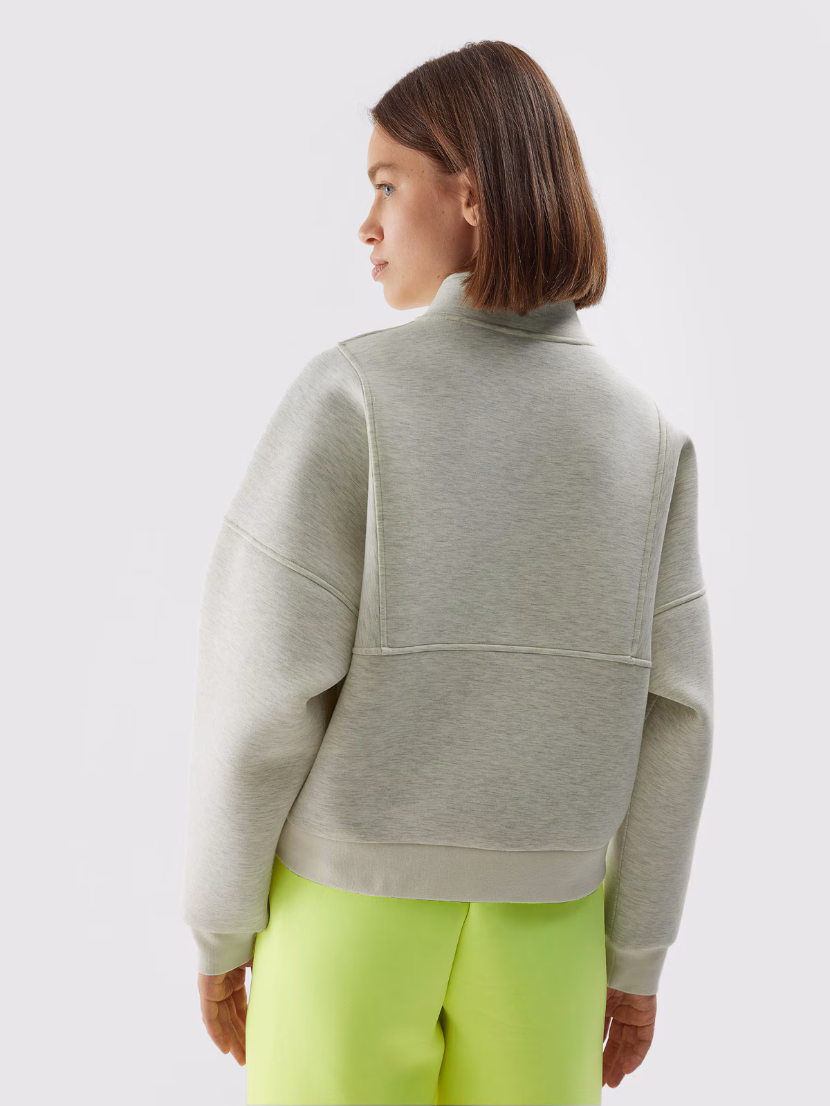 Bluza dresowa nierozpinana bez kaptura damska