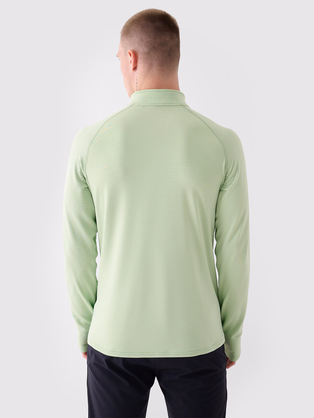 Bluza do biegania szybkoschnąca męska - szara