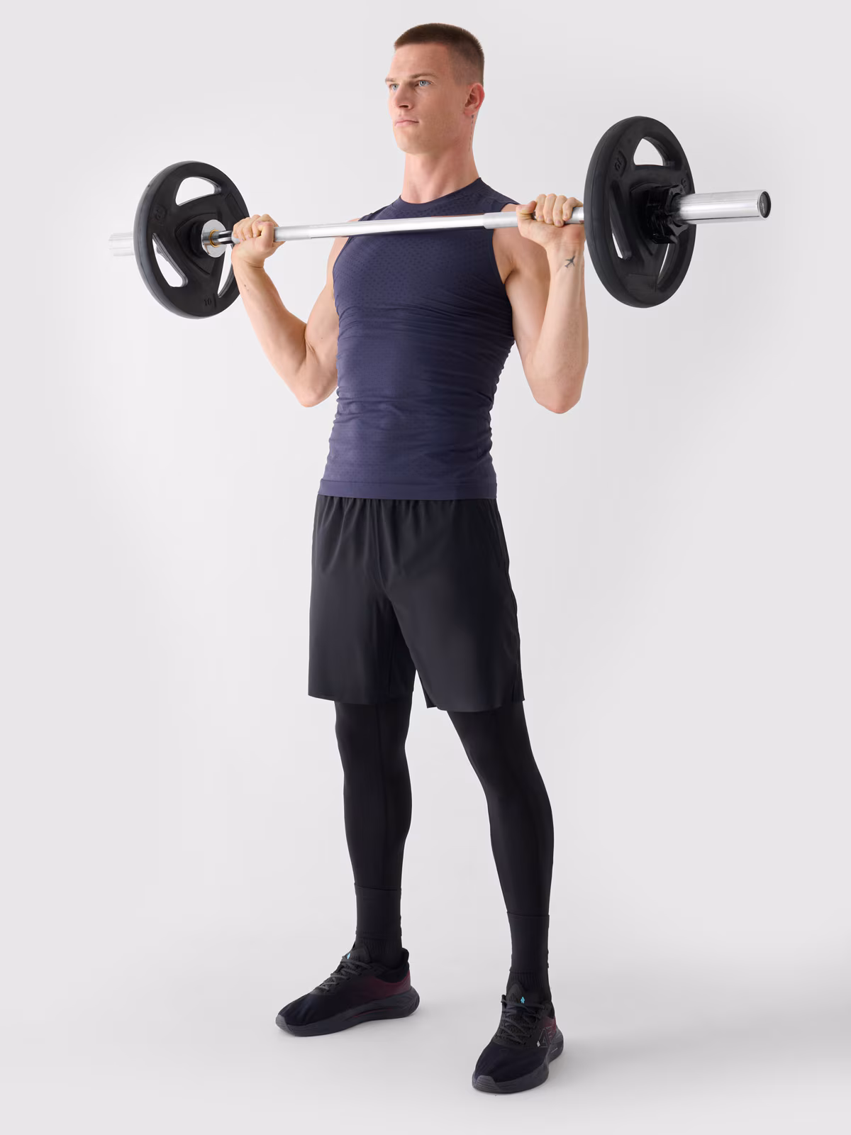 Spodenki treningowe szybkoschnące męskie 4F x Robert Lewandowski - szare