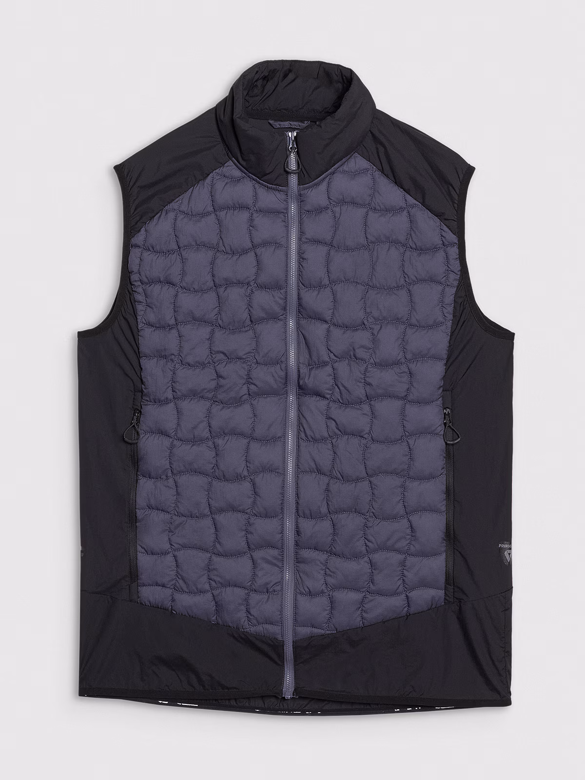 Bezrękawnik puchowy trekkingowy z wypełnieniem Primaloft Black męski - szary