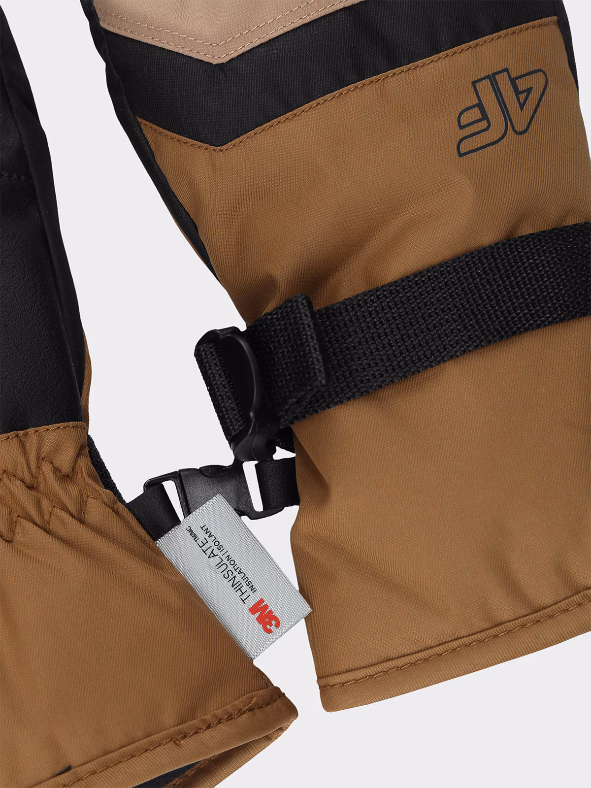 Rękawiczki narciarskie chłopięce - beżowe