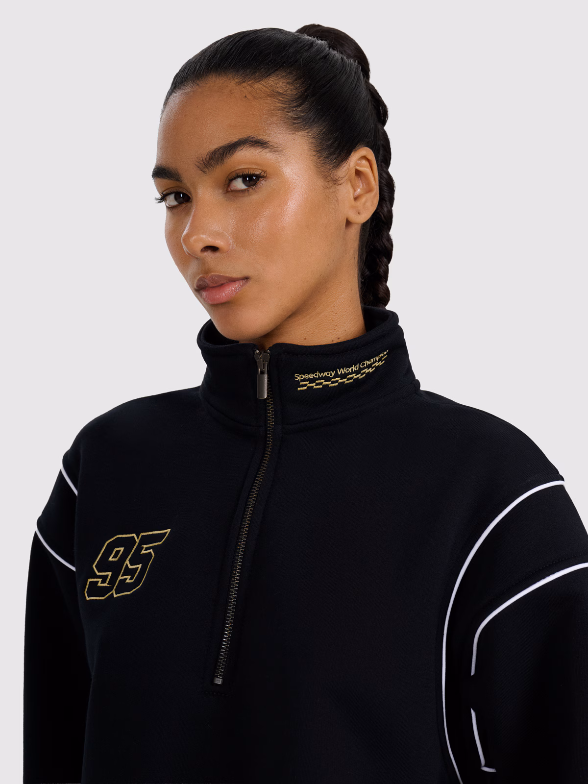 Bluza dresowa rozpinana bez kaptura uniseks 4F x Bartosz Zmarzlik - czarna