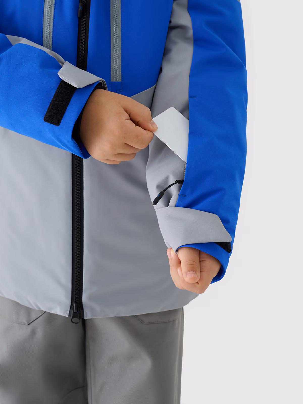 Kurtka narciarska membrana 10000 chłopięca - zielona