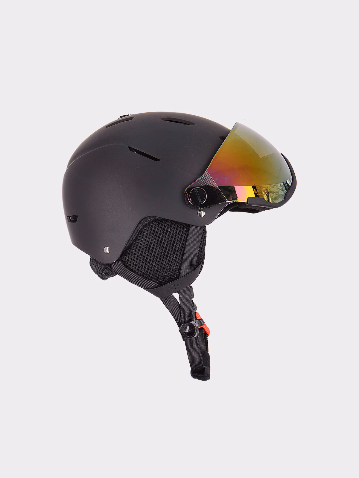 Kask narciarski z goglami dziecięcy - biały