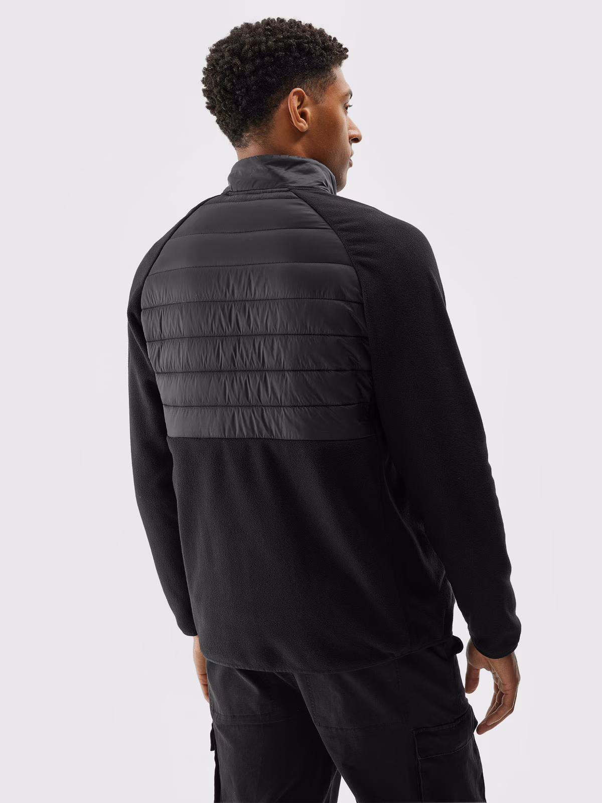 Polar ze stójką regular męski - czarny