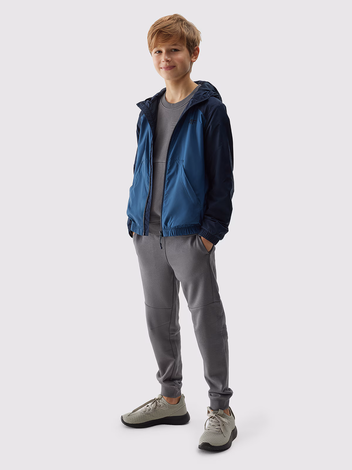 Kurtka przejściowa chłopięca - niebieska